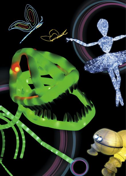 Представление световых кукол. Театр Николая Зыкова (Смоленск)